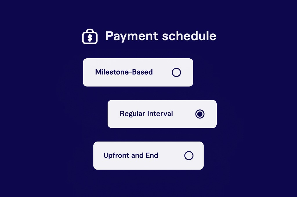 Contractor Payment Schedule